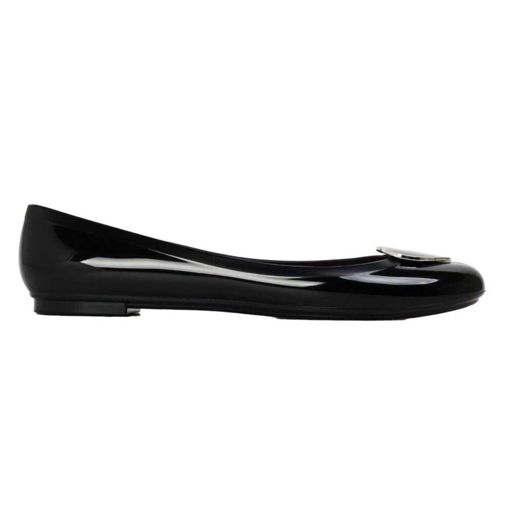 Love Moschino Womens/Ladies Ballet Flats / Black/Silver